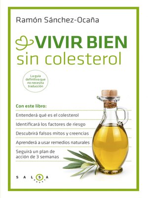cover image of Vivir bien sin colesterol